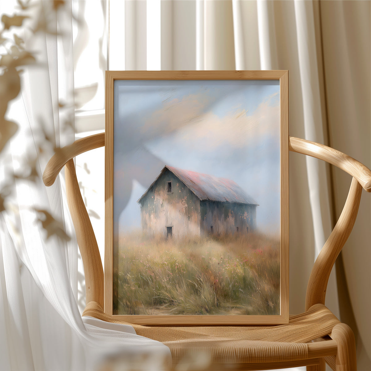 Where the Wildflowers Meet the Old Barn