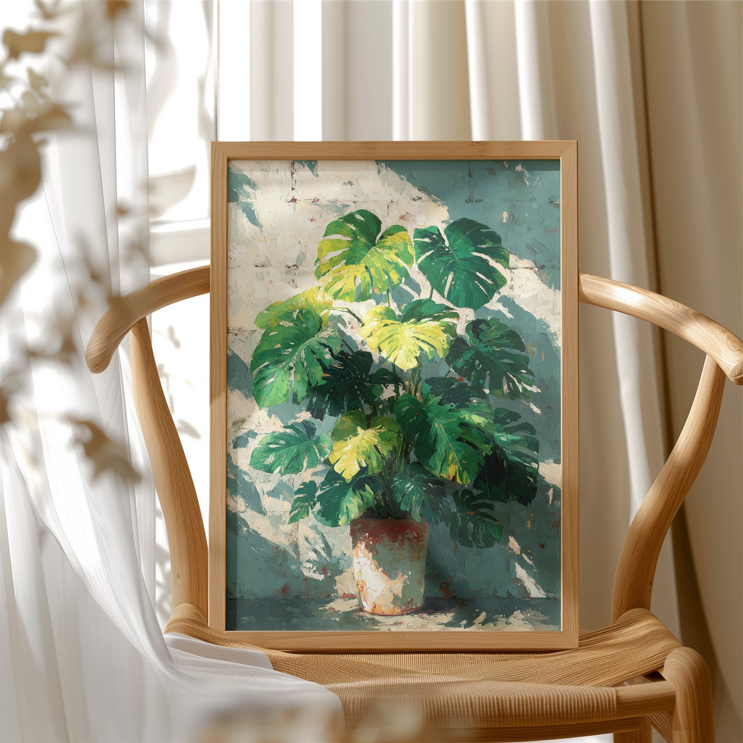 Light Found the Monstera First