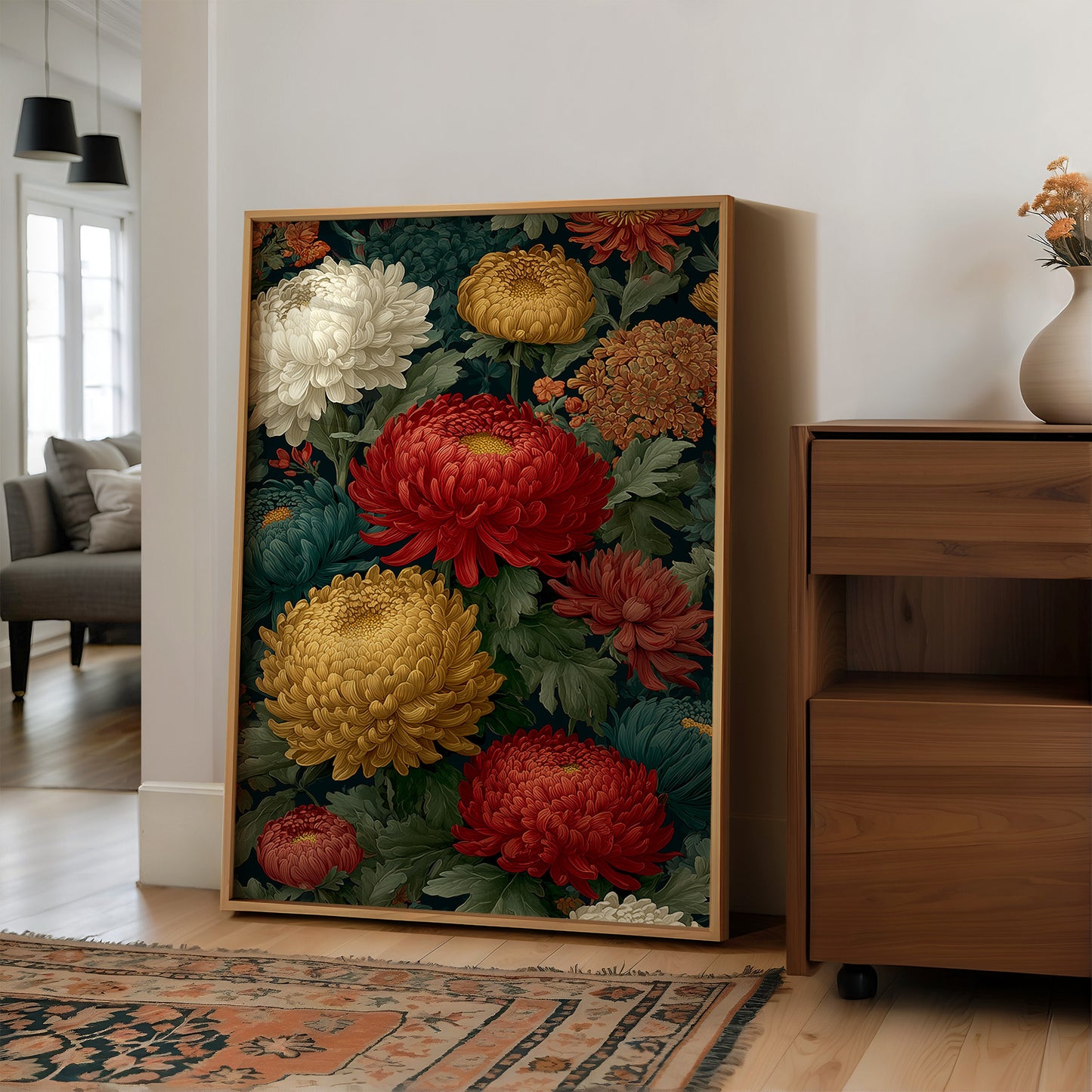 The Chrysanthemums Held Court