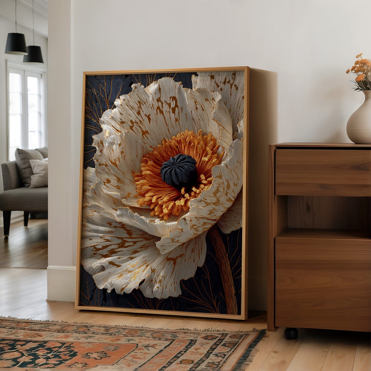 Every Petal Lined in Gold