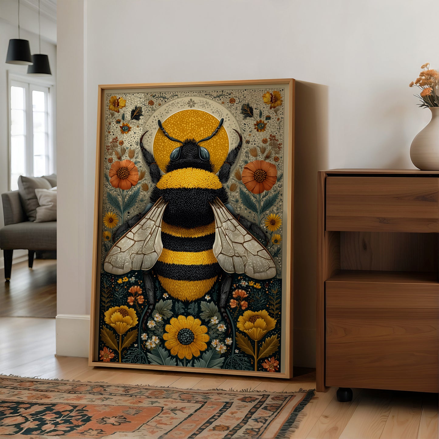 The Bumblebee Holds Court