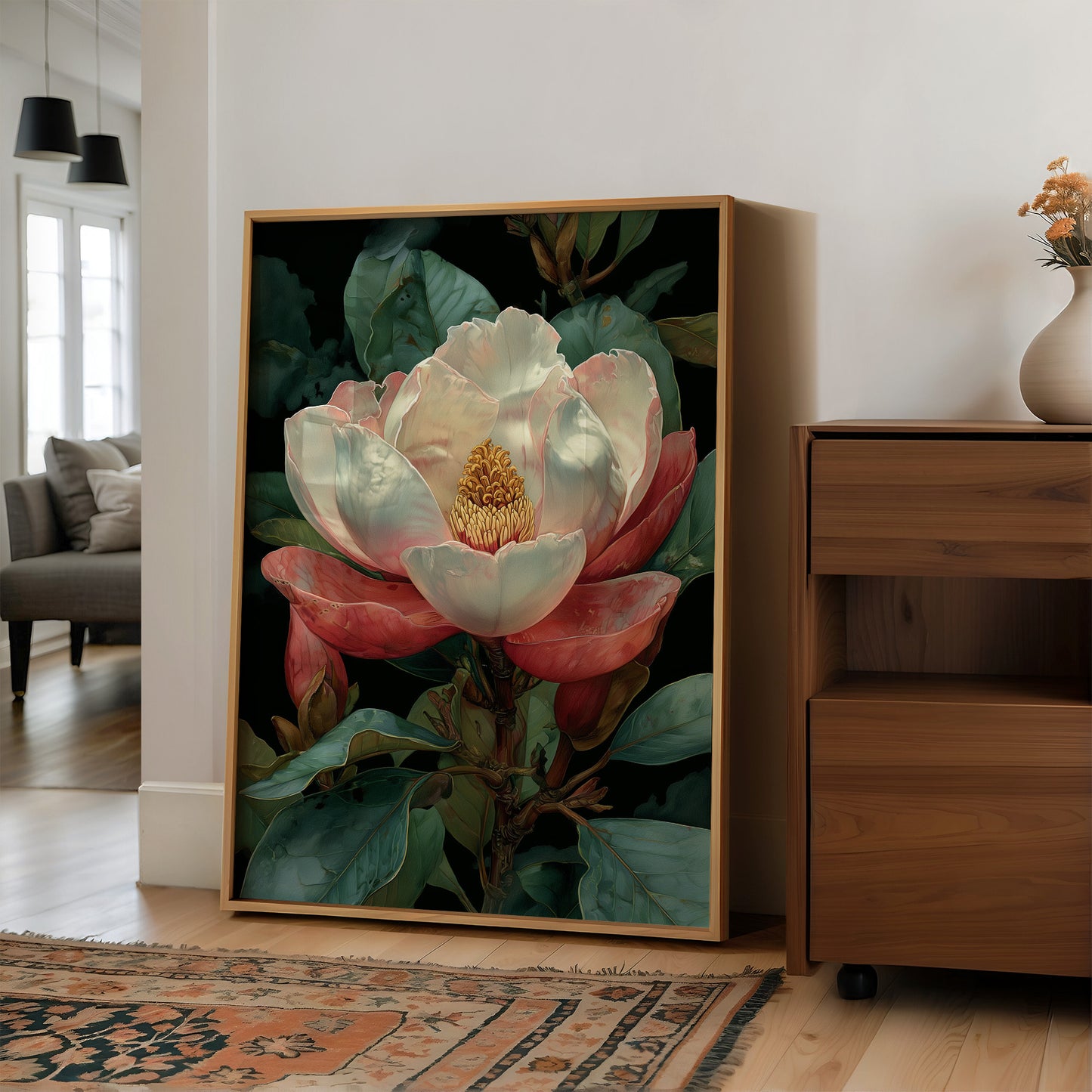 The Magnolia Opens Slowly