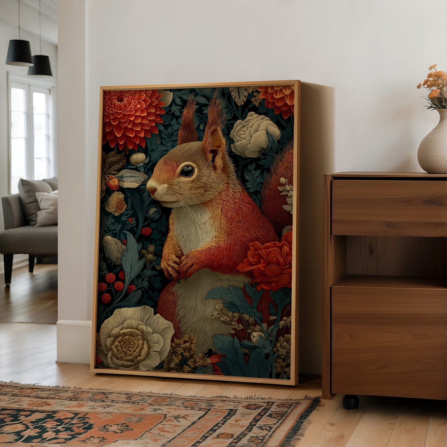 The Squirrel Who Stayed for the Flowers