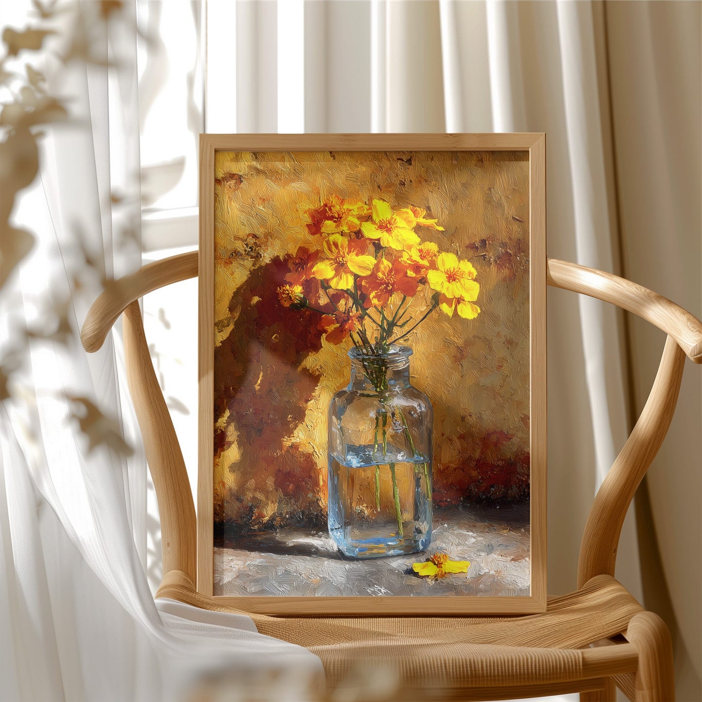 Afternoon Sun in a Glass Bottle