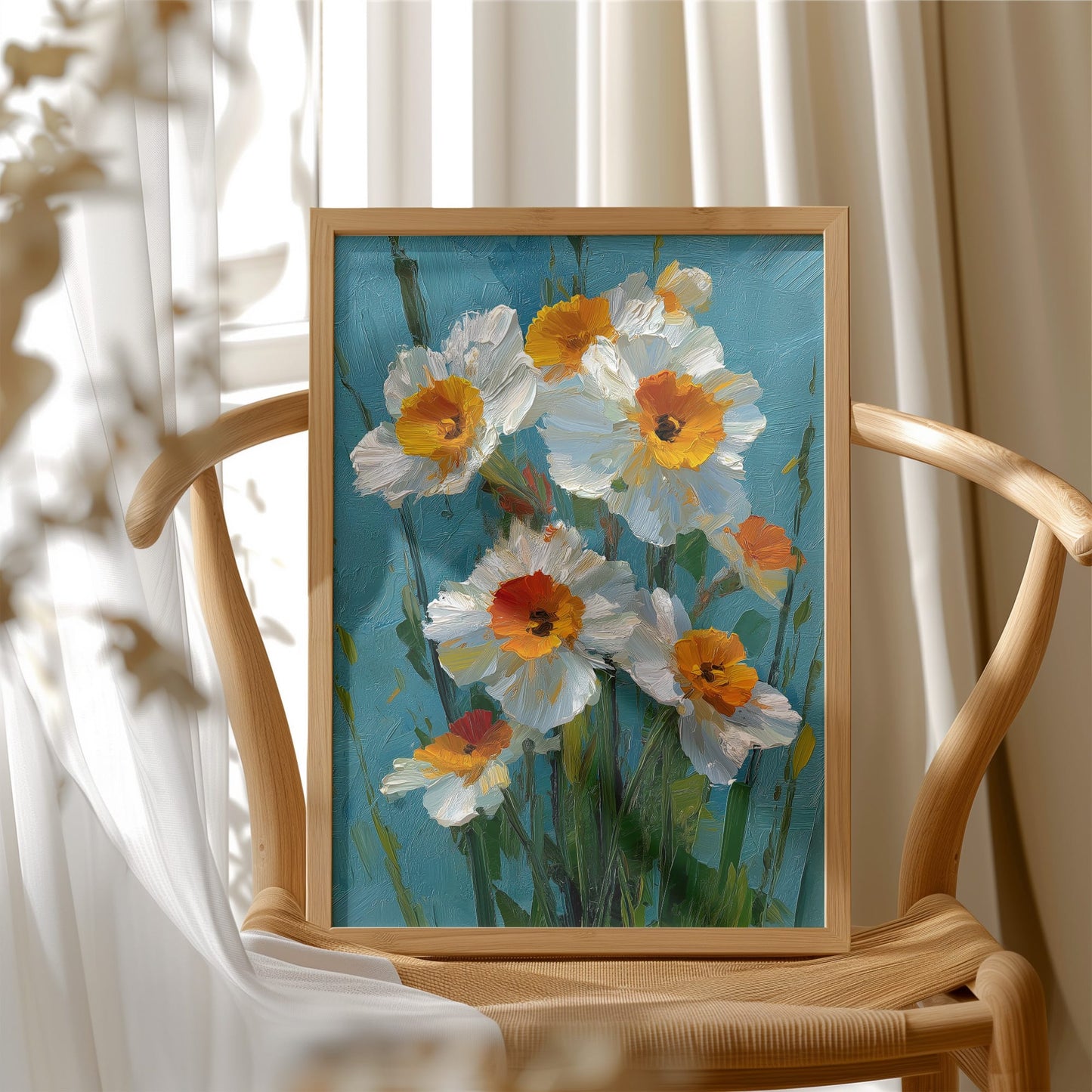 Daffodils on a Blue Day