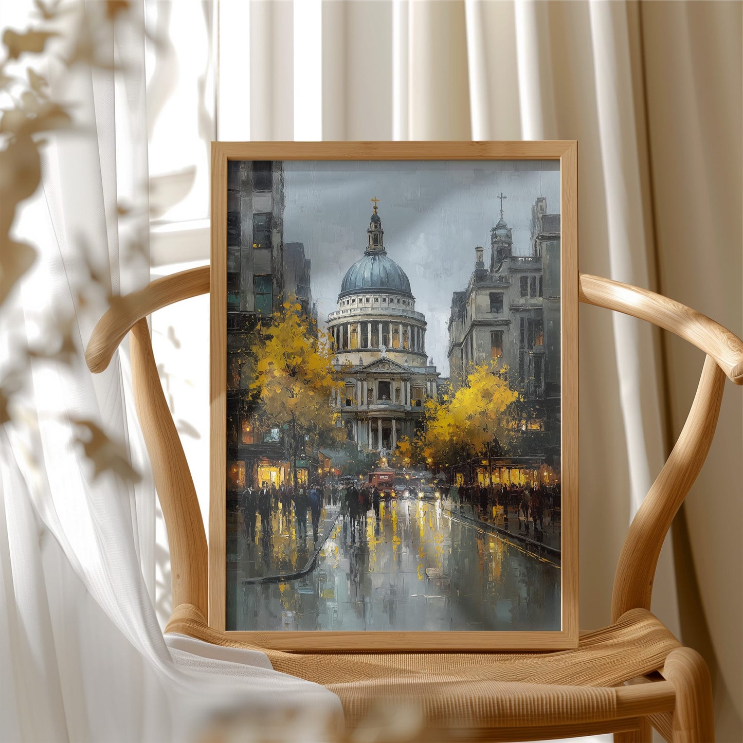 London on a Grey and Golden Evening