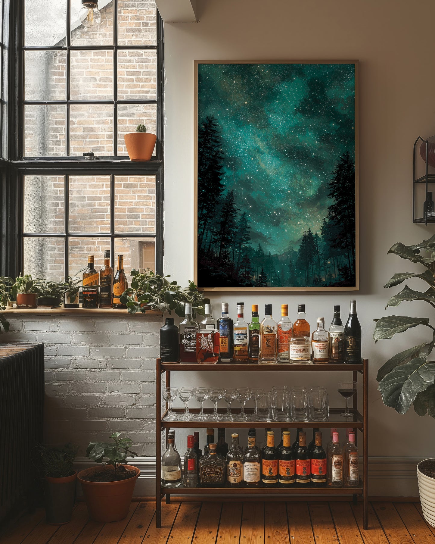 The Forest Opened Up To Stars