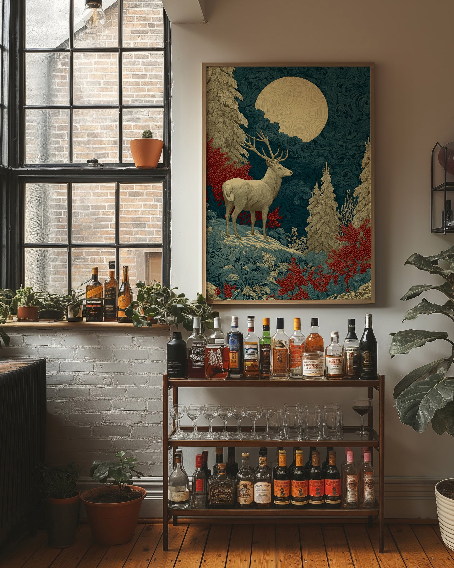 The Stag Stood Still for the Moon
