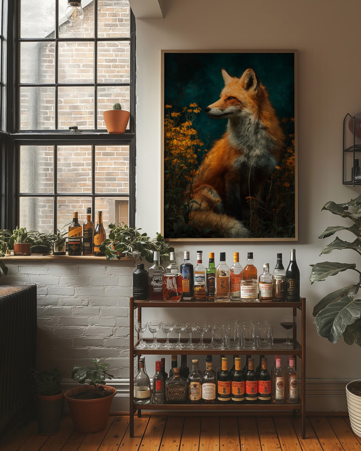 The Fox Who Watched the Field Turn Gold