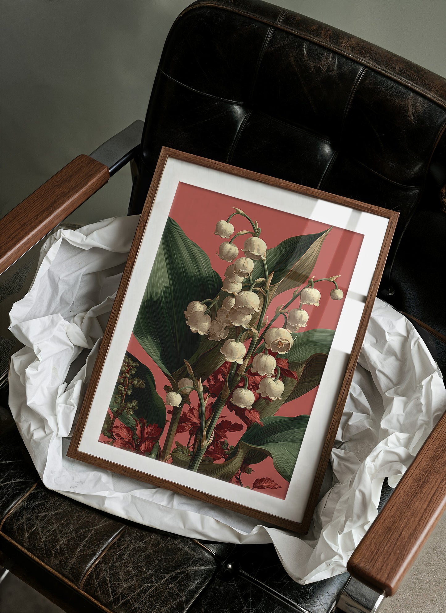Lily of the Valley in Coral
