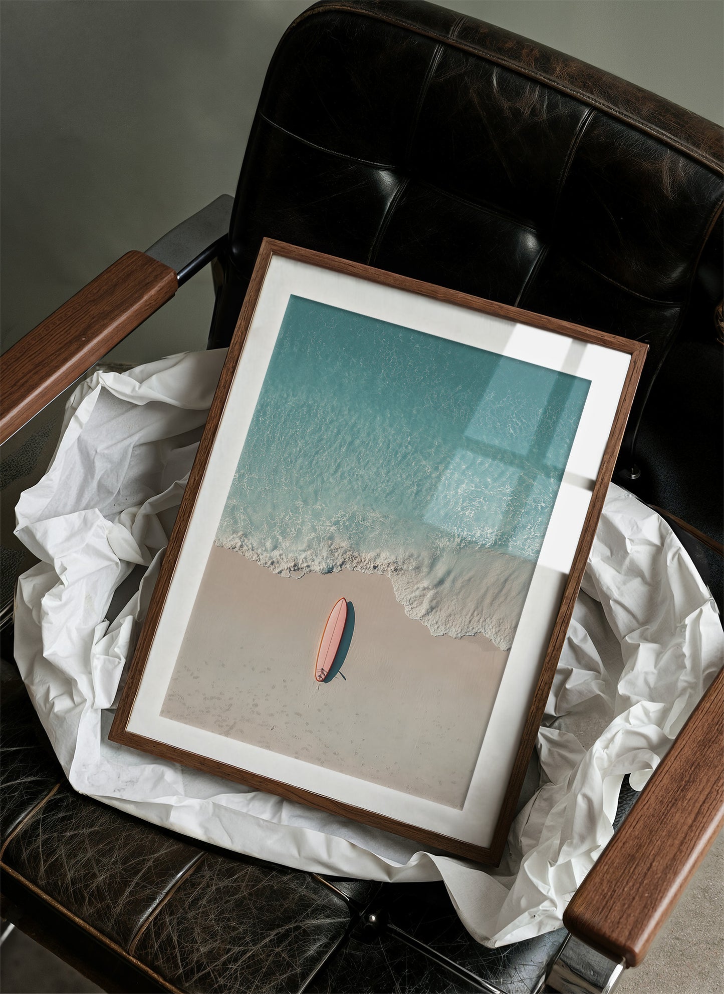 Surfboard, Sand, Solitude