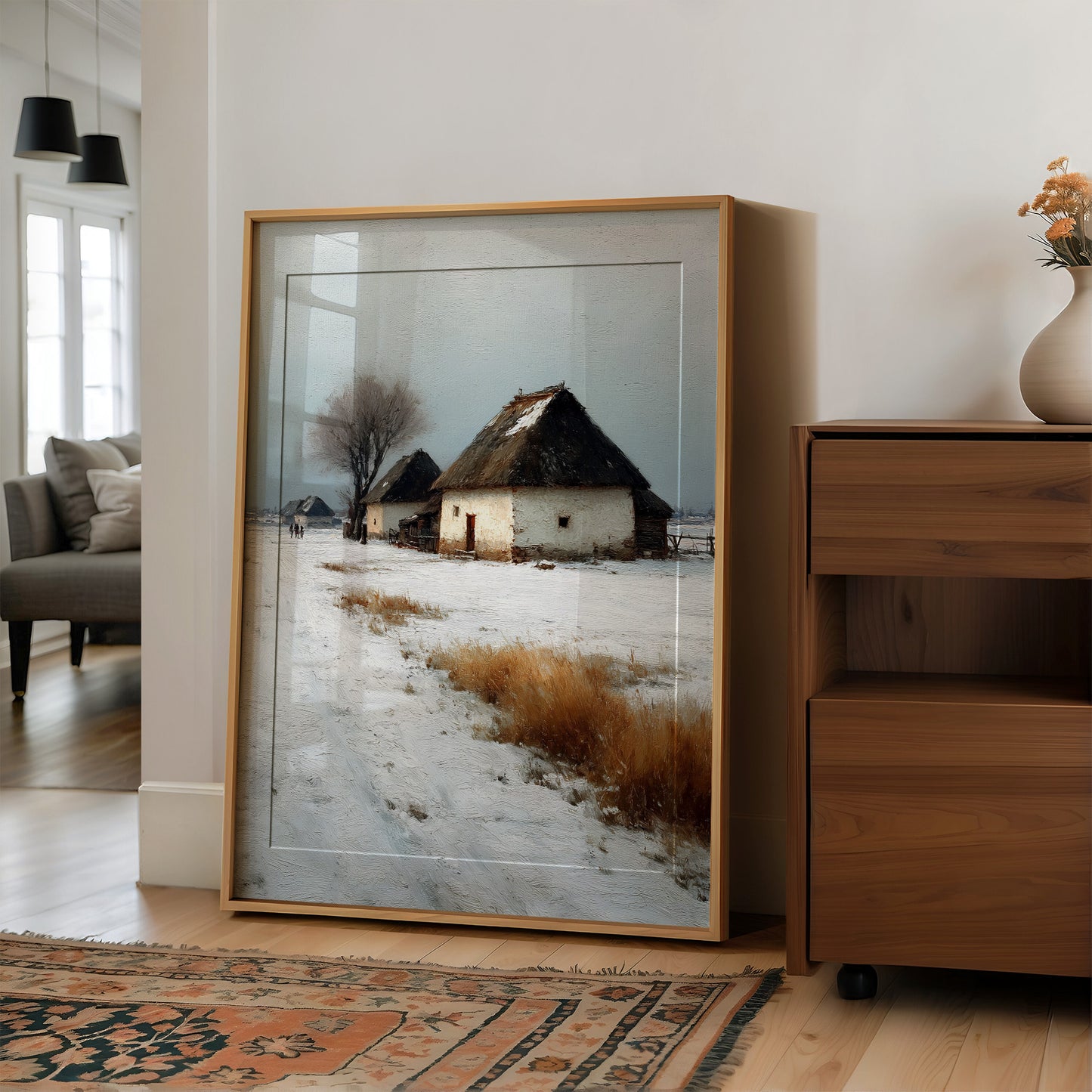 Thatched Roofs in Winter