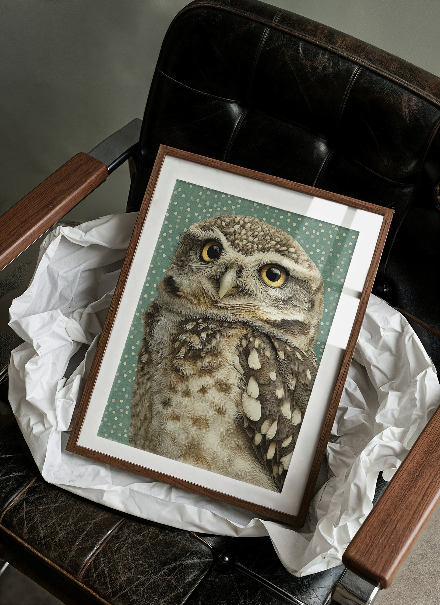 Wide-Eyed Little Owl