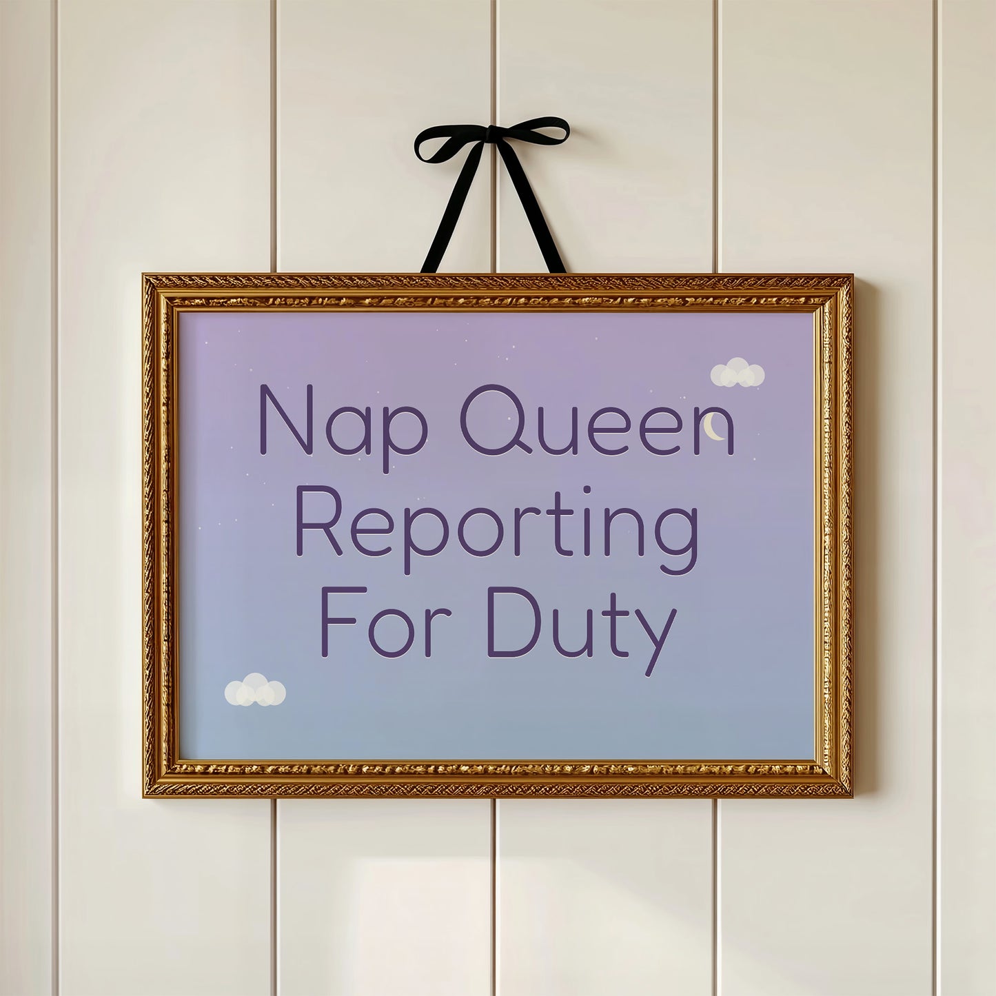 Nap Queen Reporting For Duty
