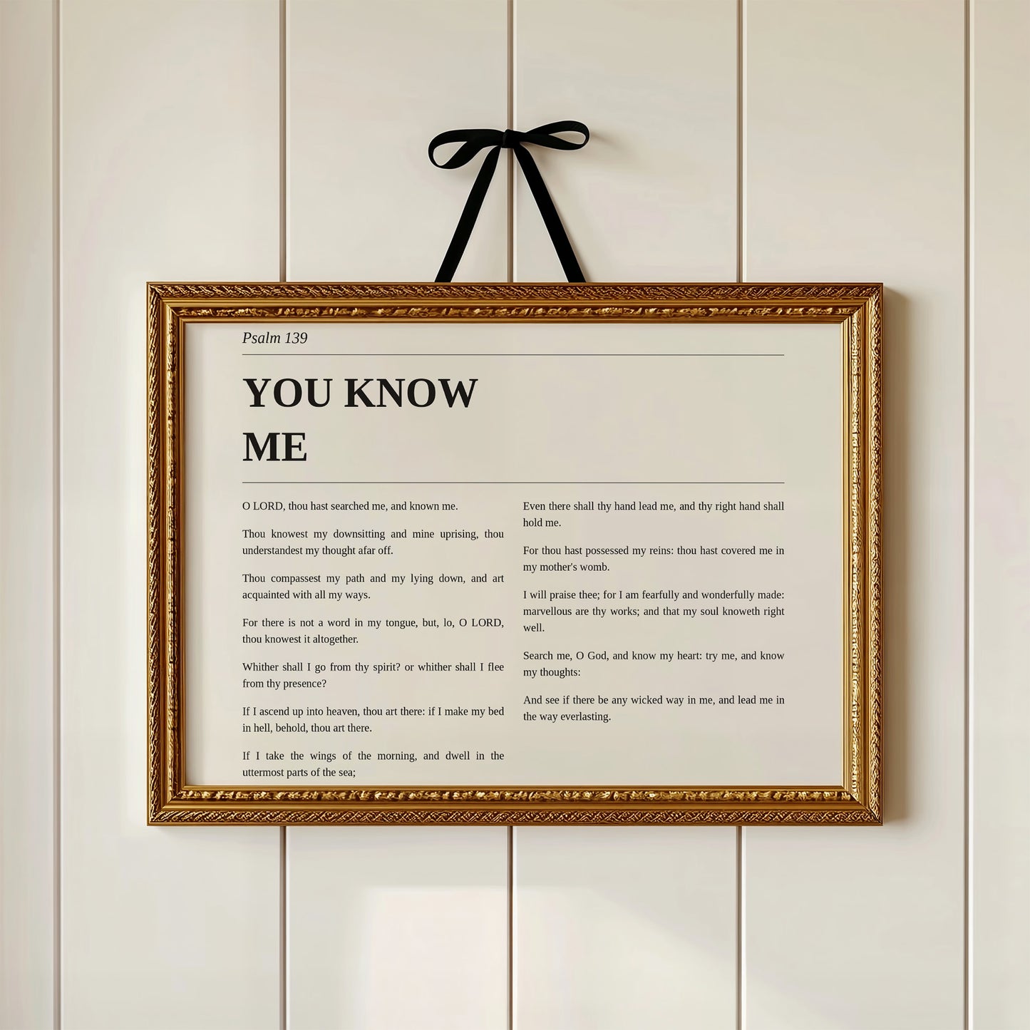 Psalm 139 Editorial Print