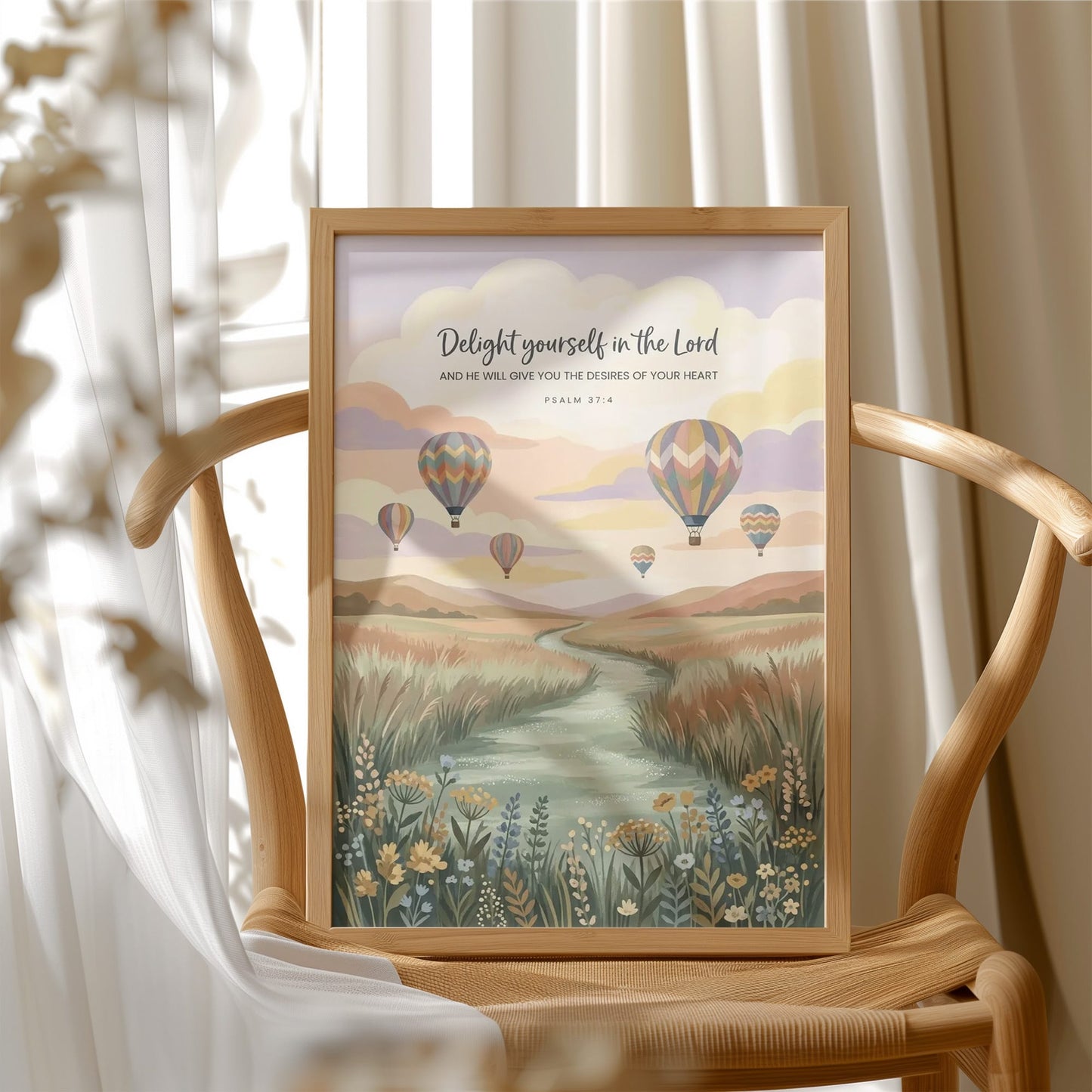 Delight Yourself in the Lord: Hot Air Balloon Meadow