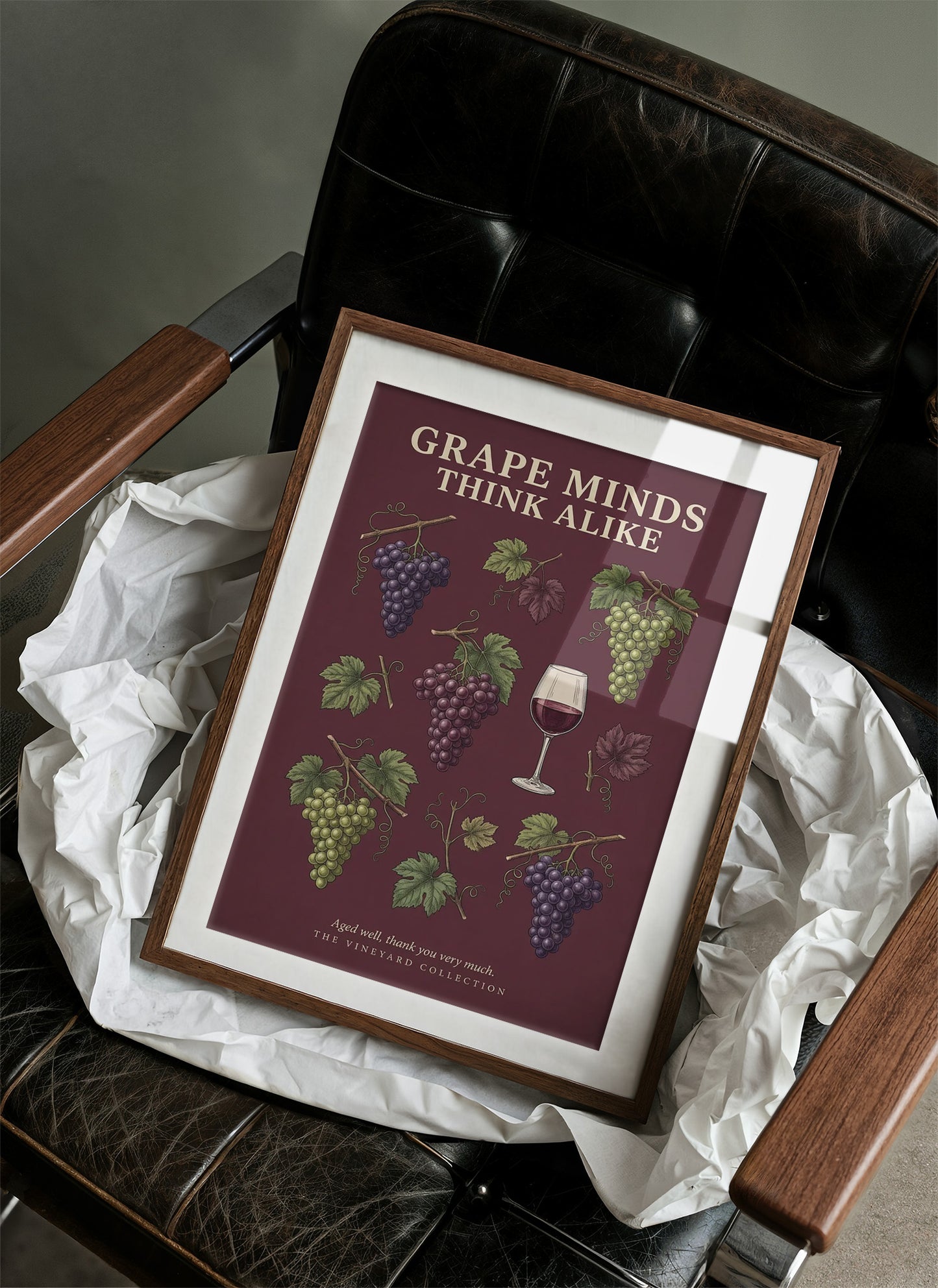 Grape Minds Think Alike: Vintage Vineyard Chart