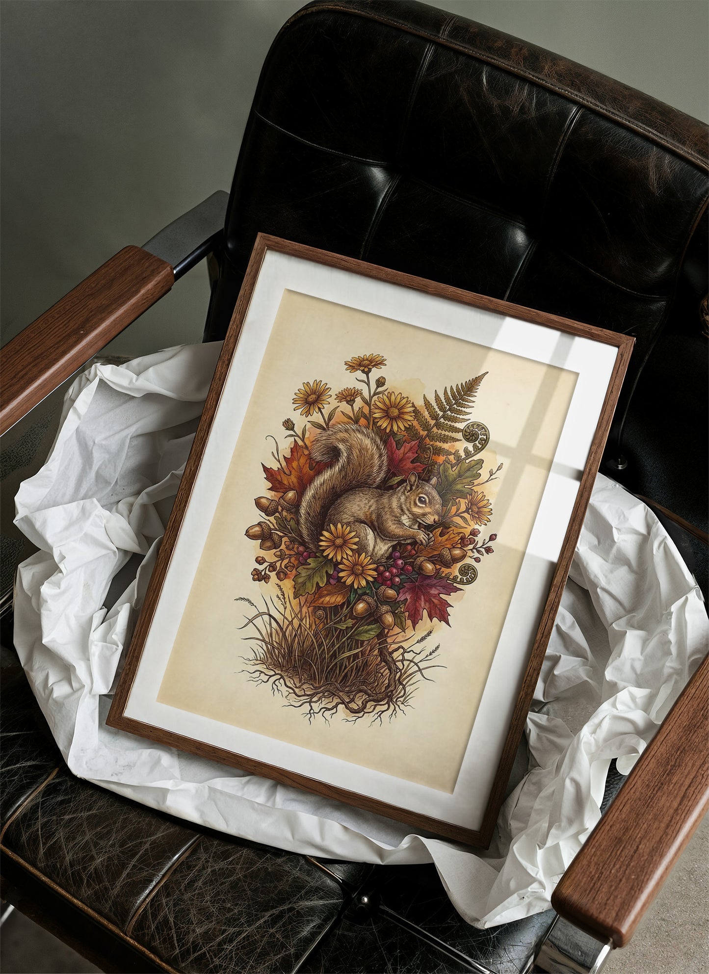 Squirrel's Autumn Harvest