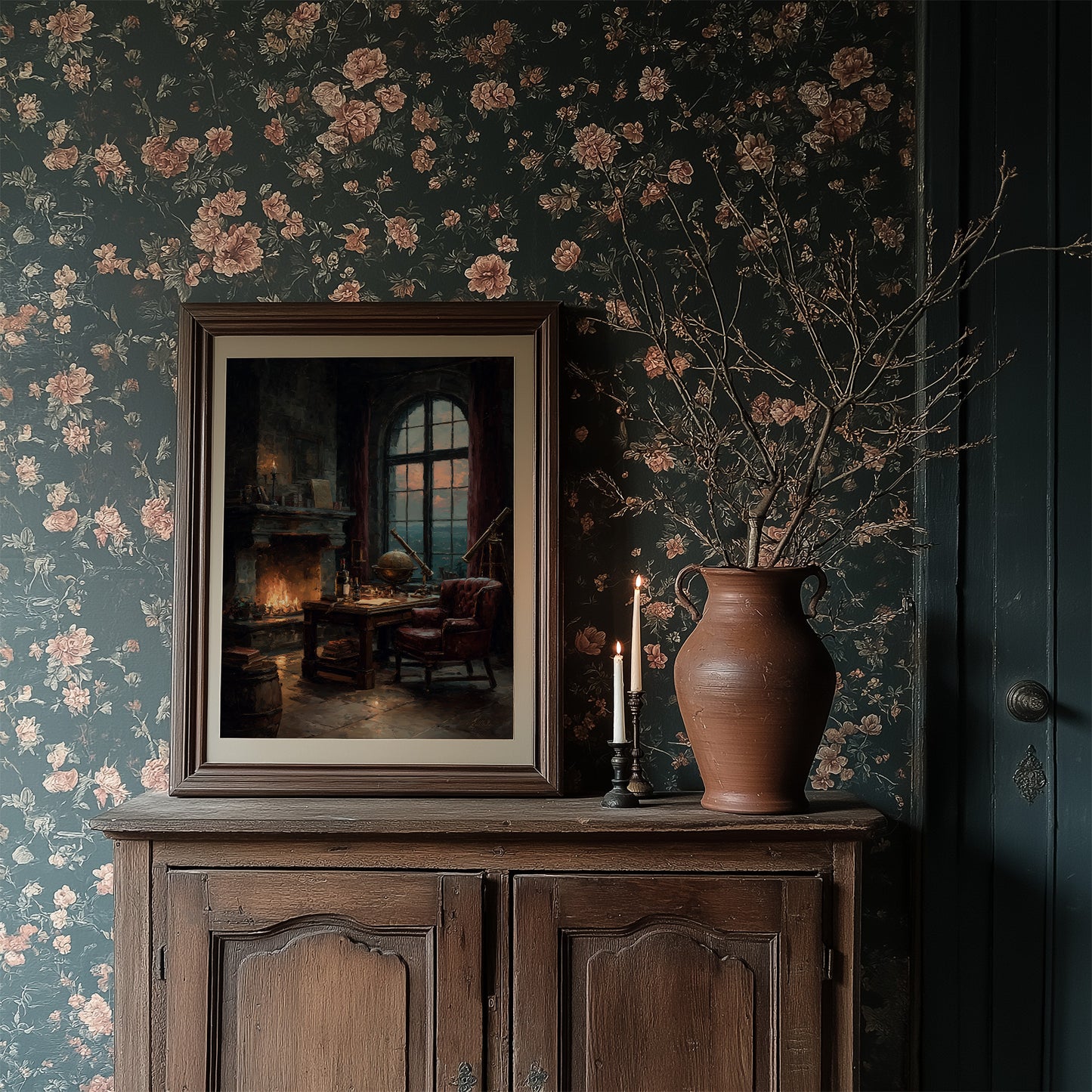 The Astronomer's Study at Dusk