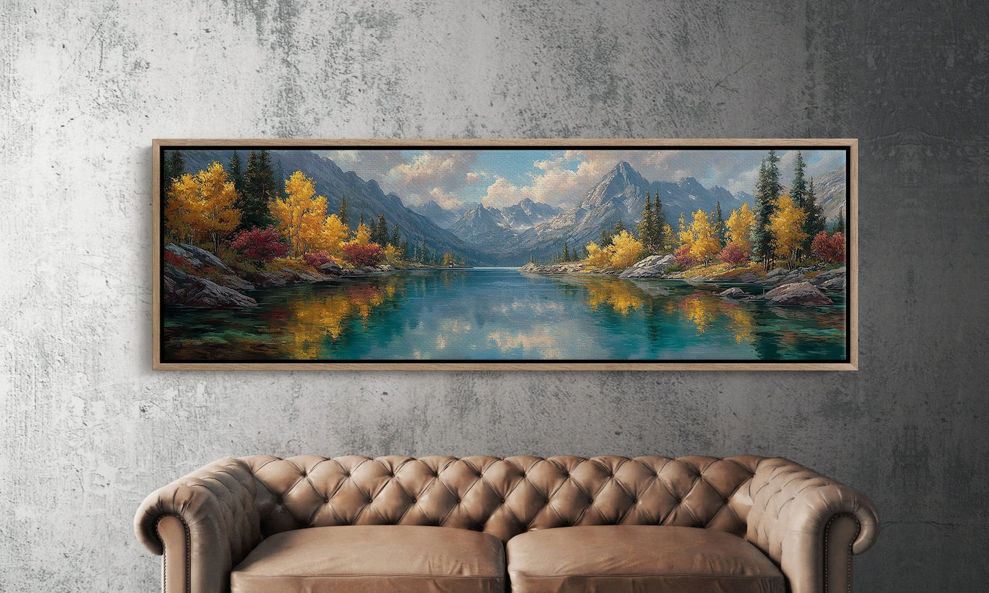 Autumn Reflections Beneath Alpine Peaks