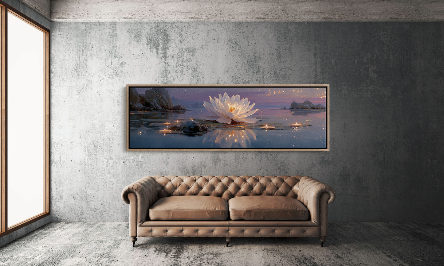 Lotus Light at Dusk