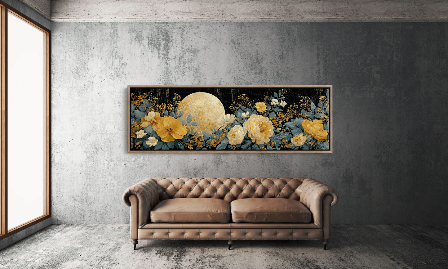 Moonlit Garden in Gold