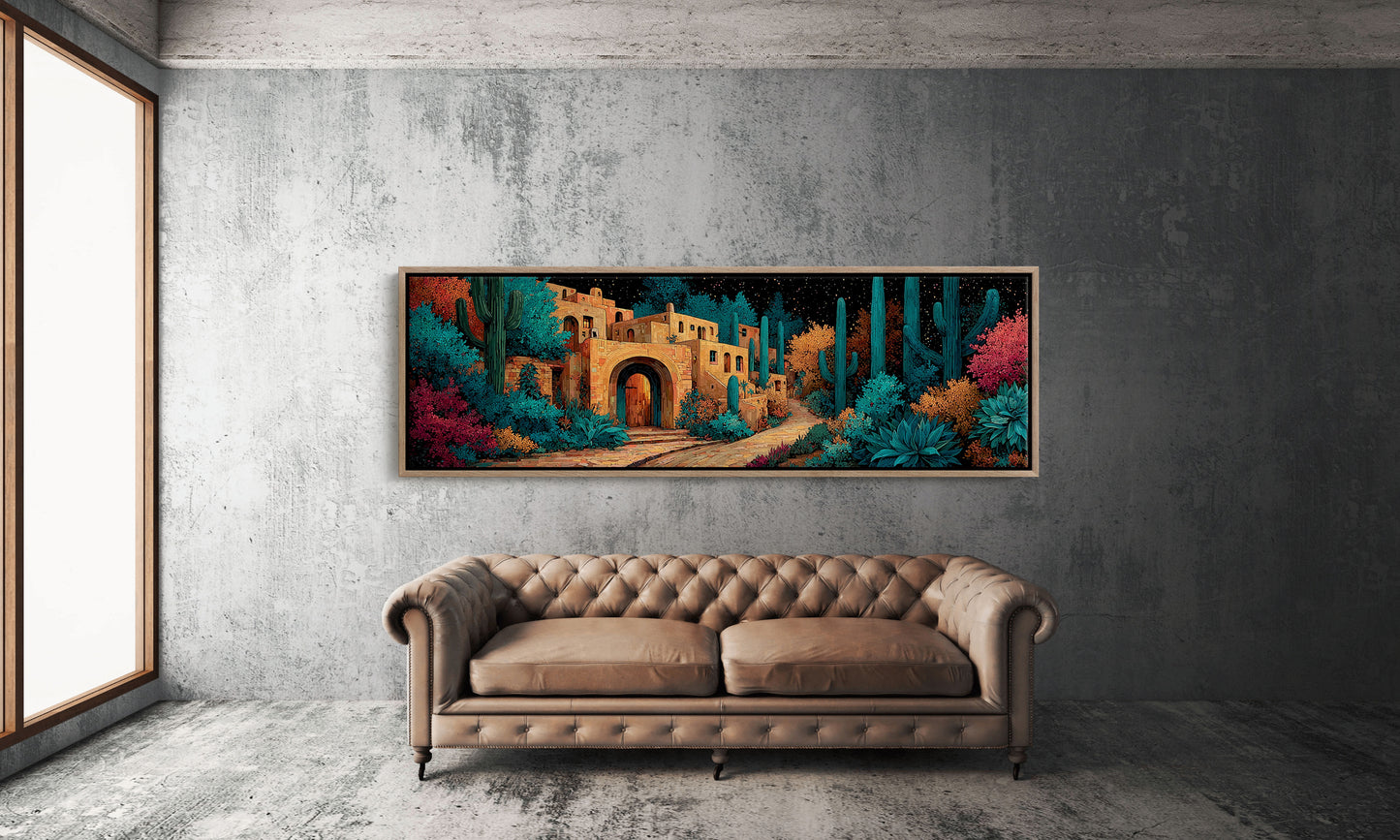 Desert Courtyard After Dusk