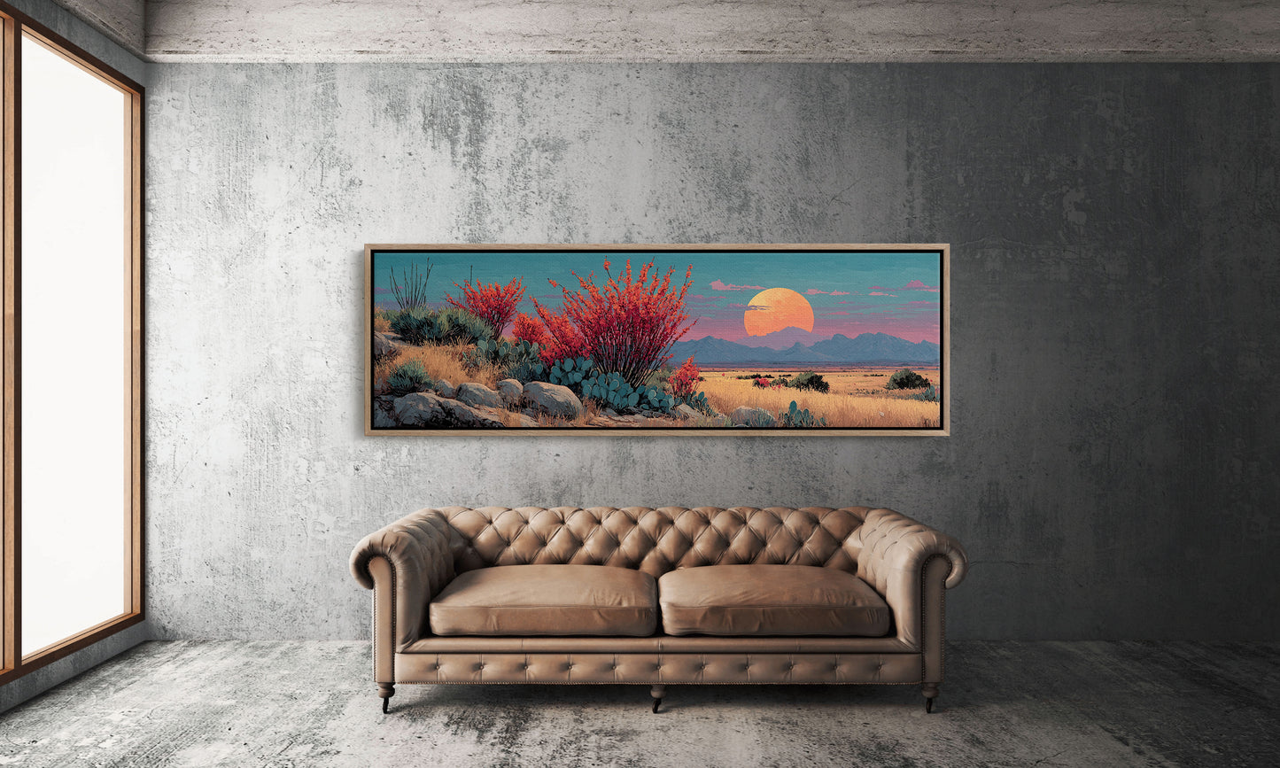 Desert Bloom at Sundown