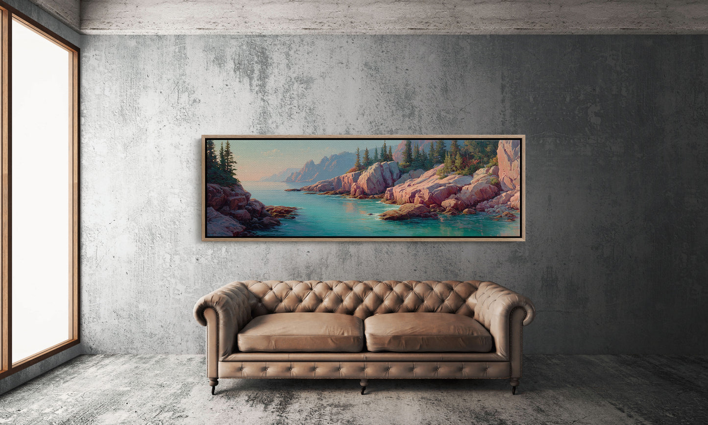 Rocky Coastal Serenity