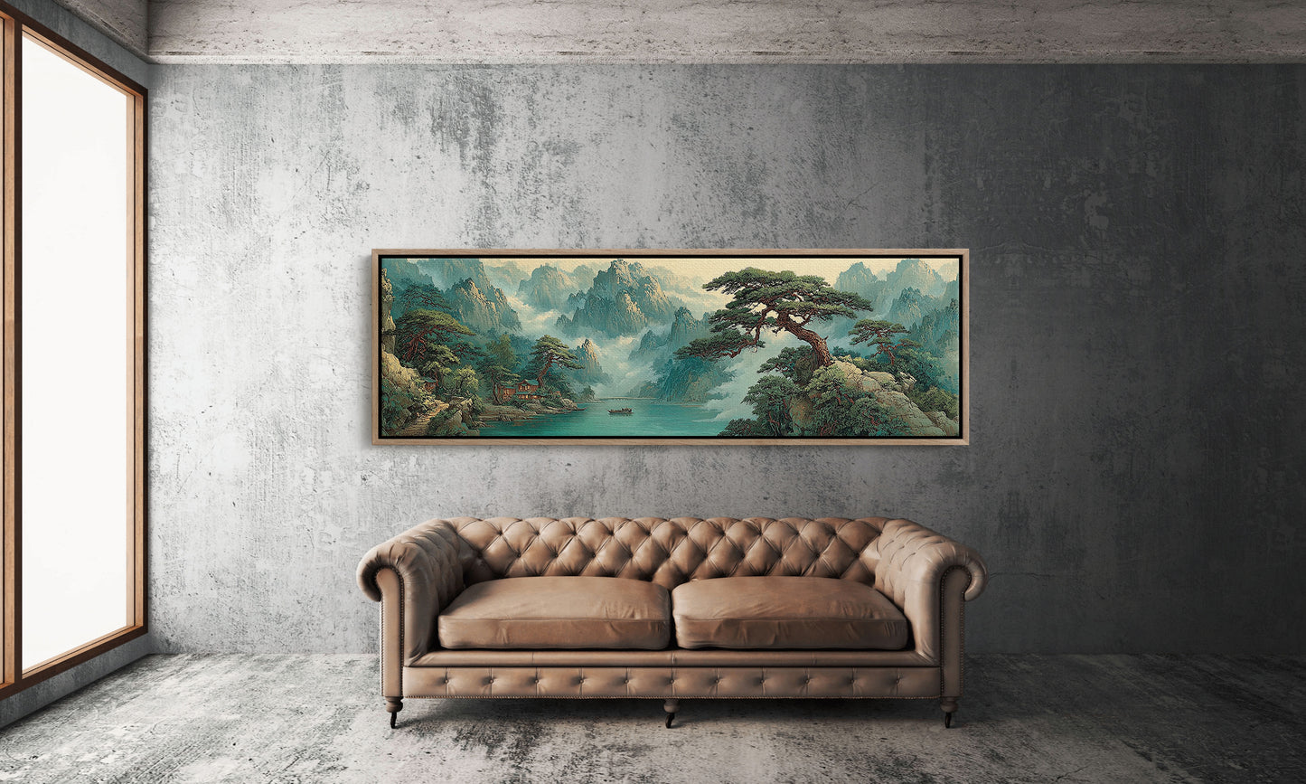 Pines Above The Silent Water