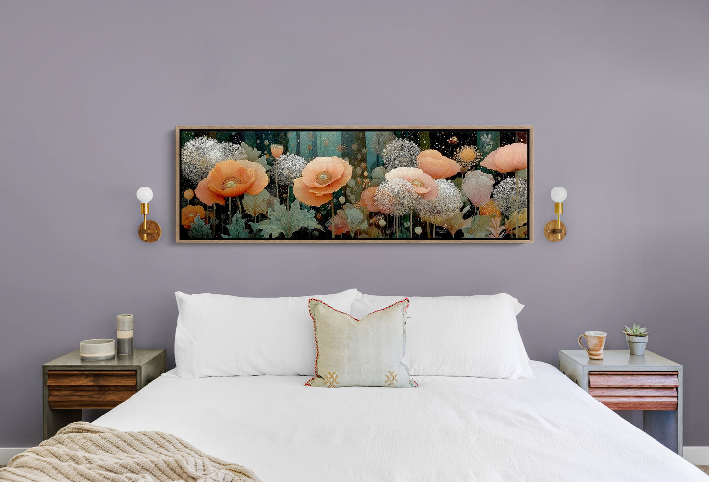 Moonlit Poppies And Dandelion Dreams