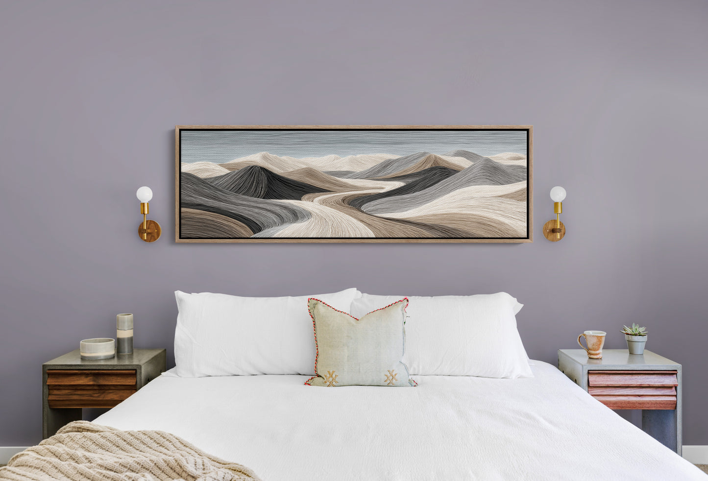 Flowing Sand Dune Abstract Landscape