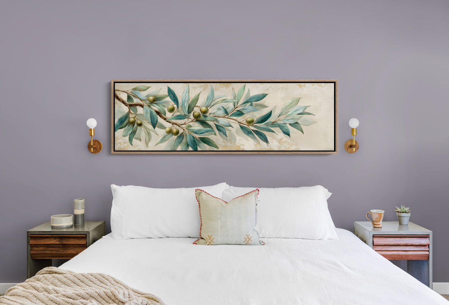 Olive Branch In Soft Mediterranean Light