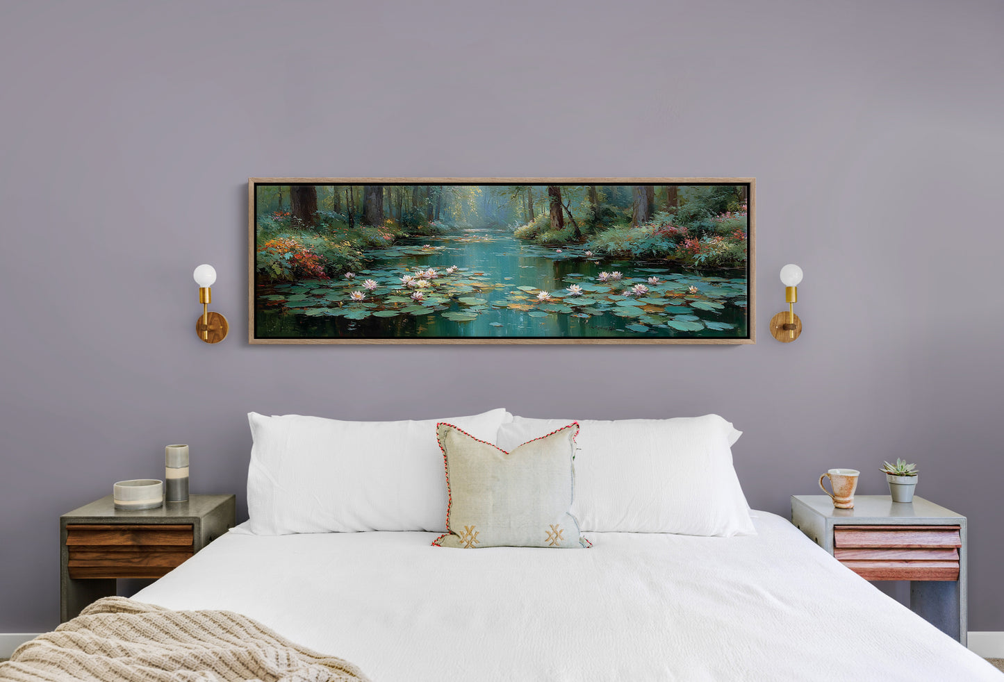 Water Lilies In Forest Stillness
