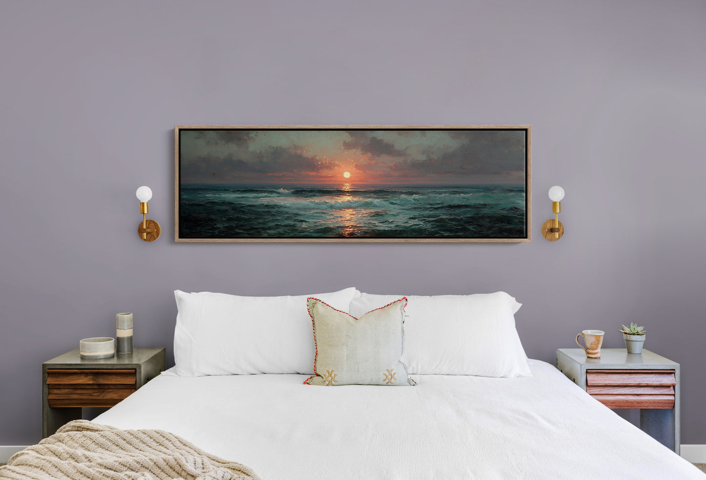 Crimson Ocean Sunset