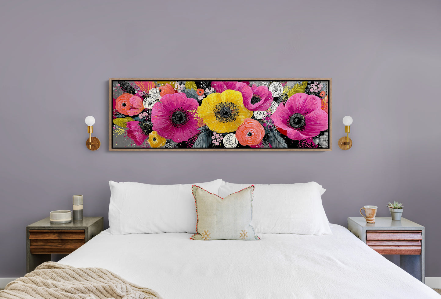 Vibrant Modern Floral Burst