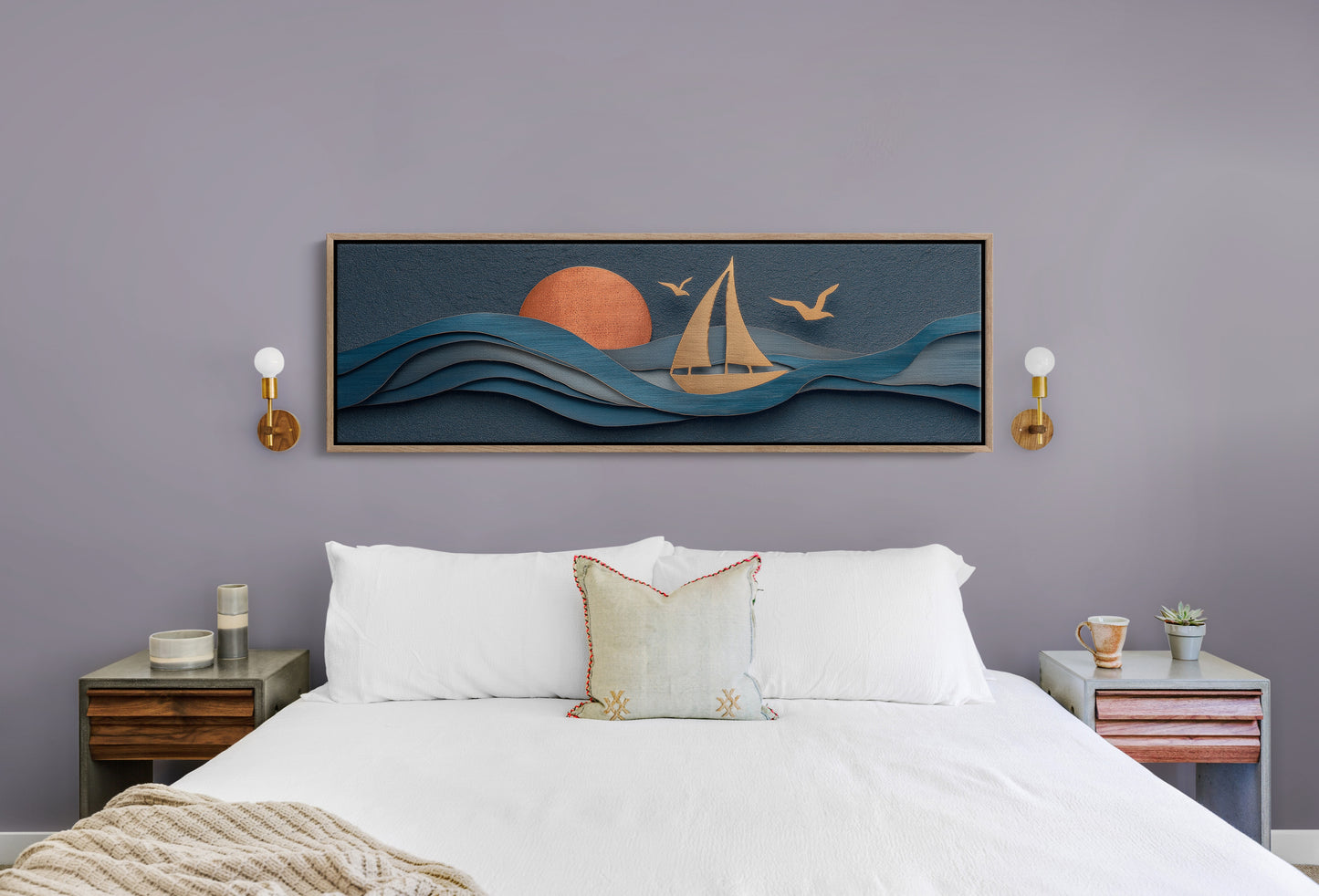Sails Through Copper Sunset
