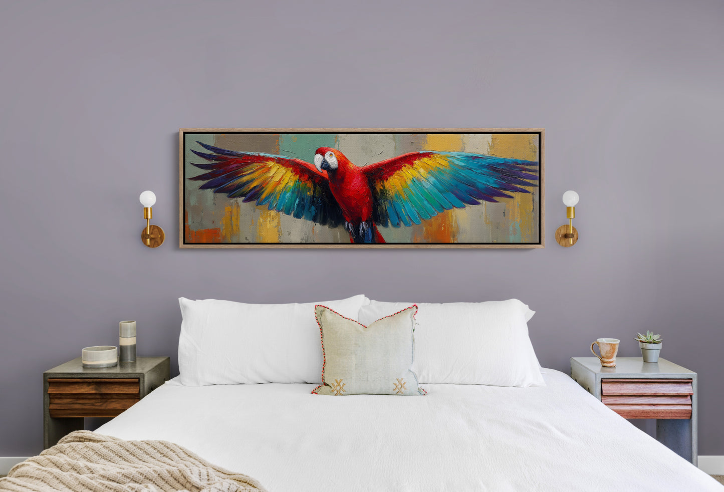 Parrot In Full Bloom