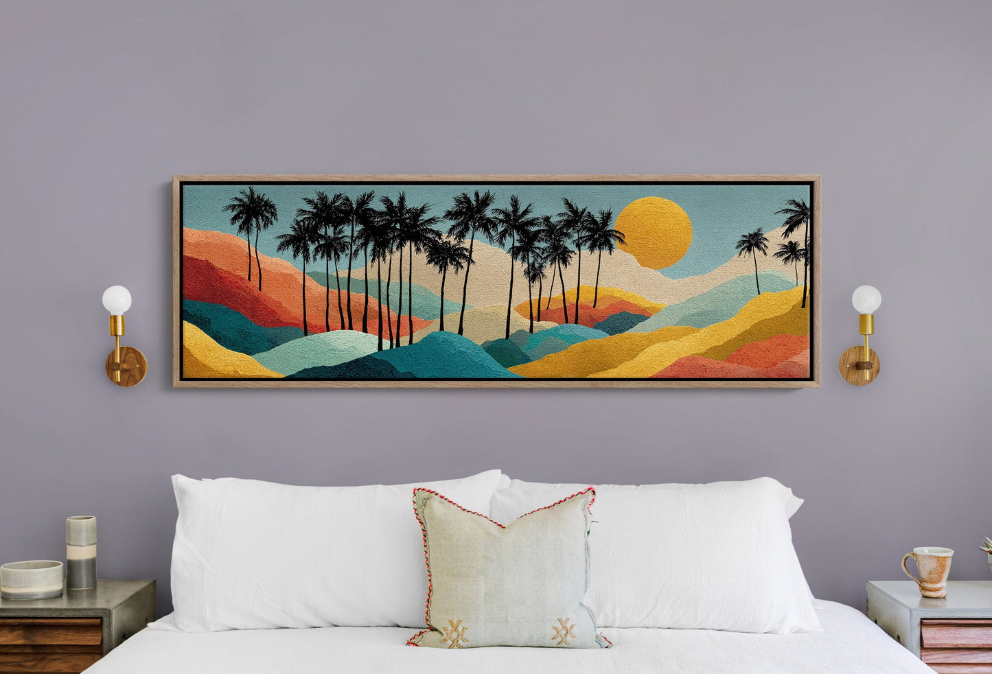 Sunset Over Painted Palms