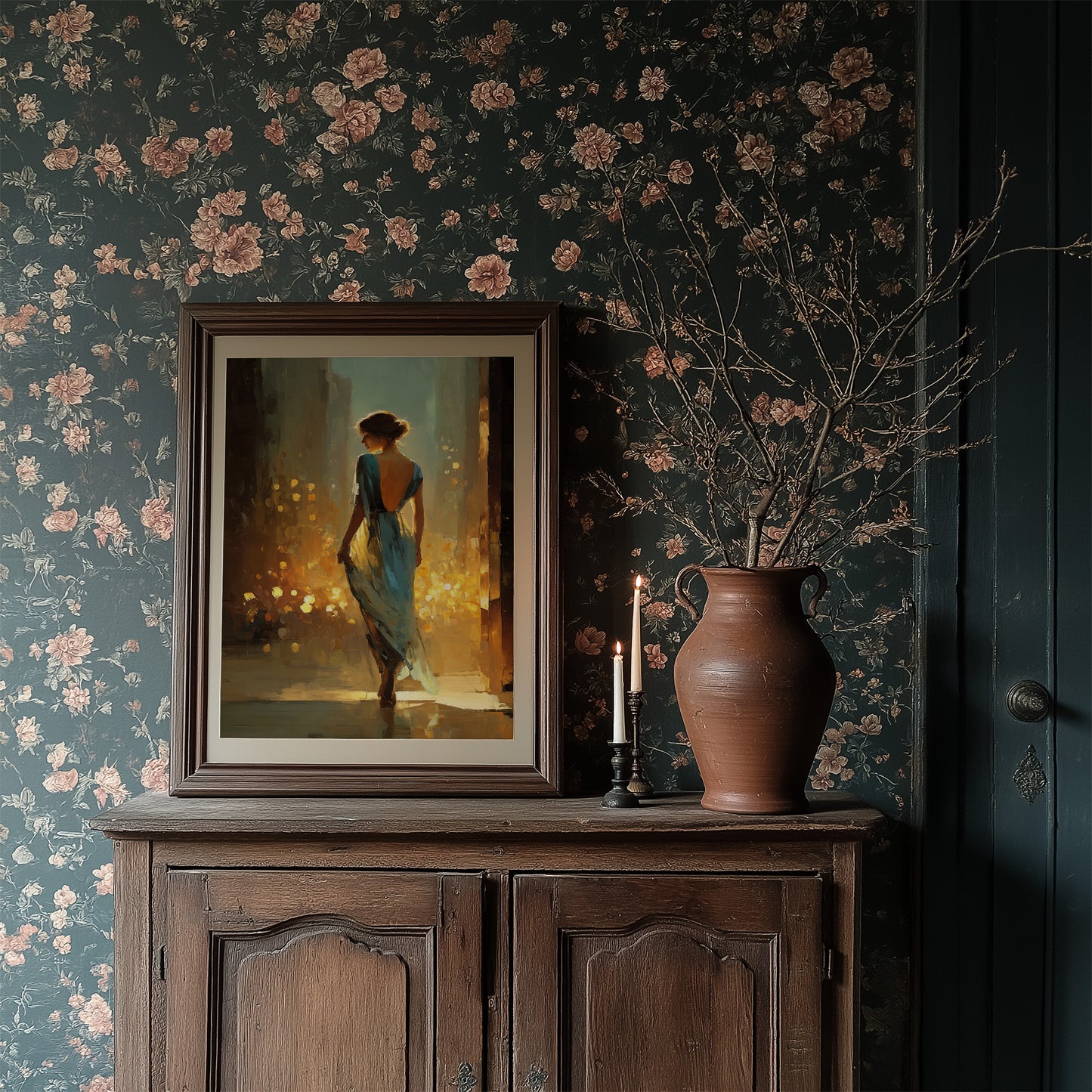 Golden Light at Her Back