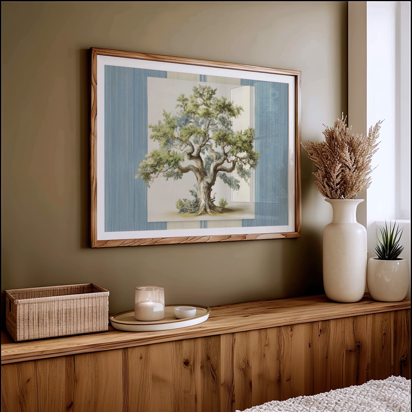 Weathered Olive Tree Study