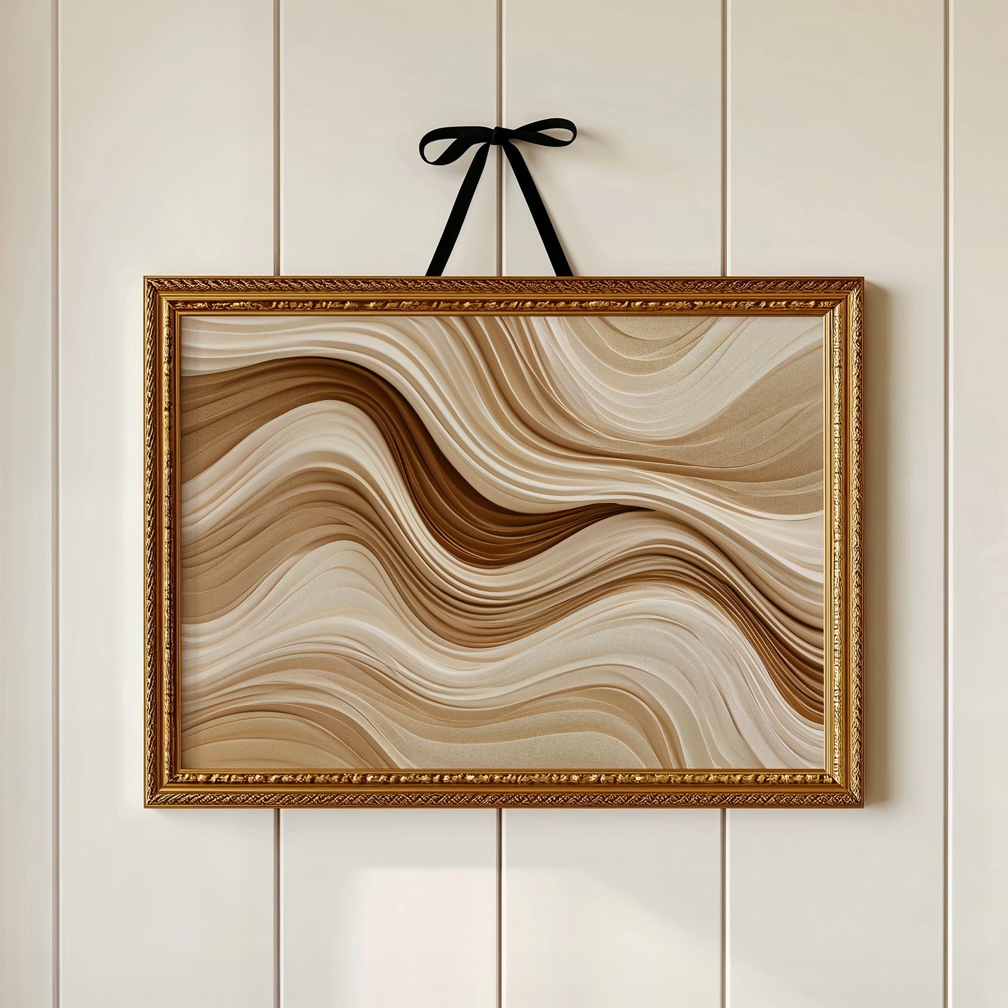 Caramel Ribbons in Motion