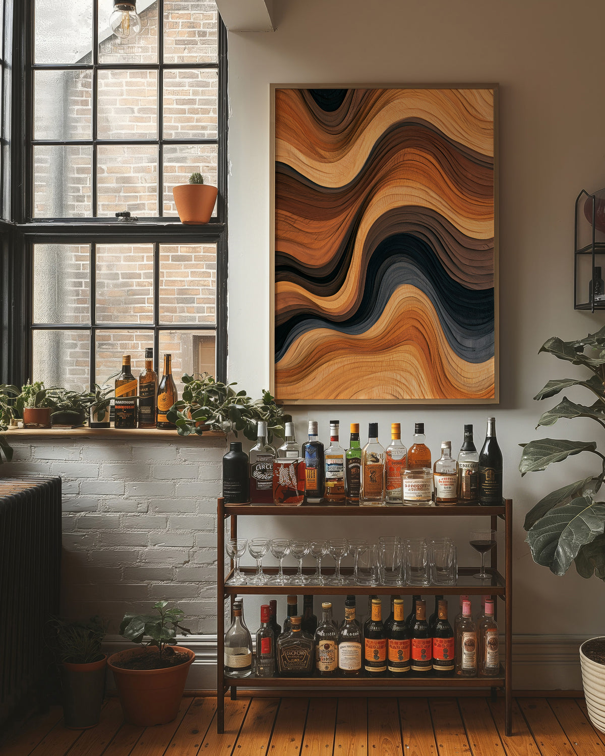 Wood Grain Wave Formation