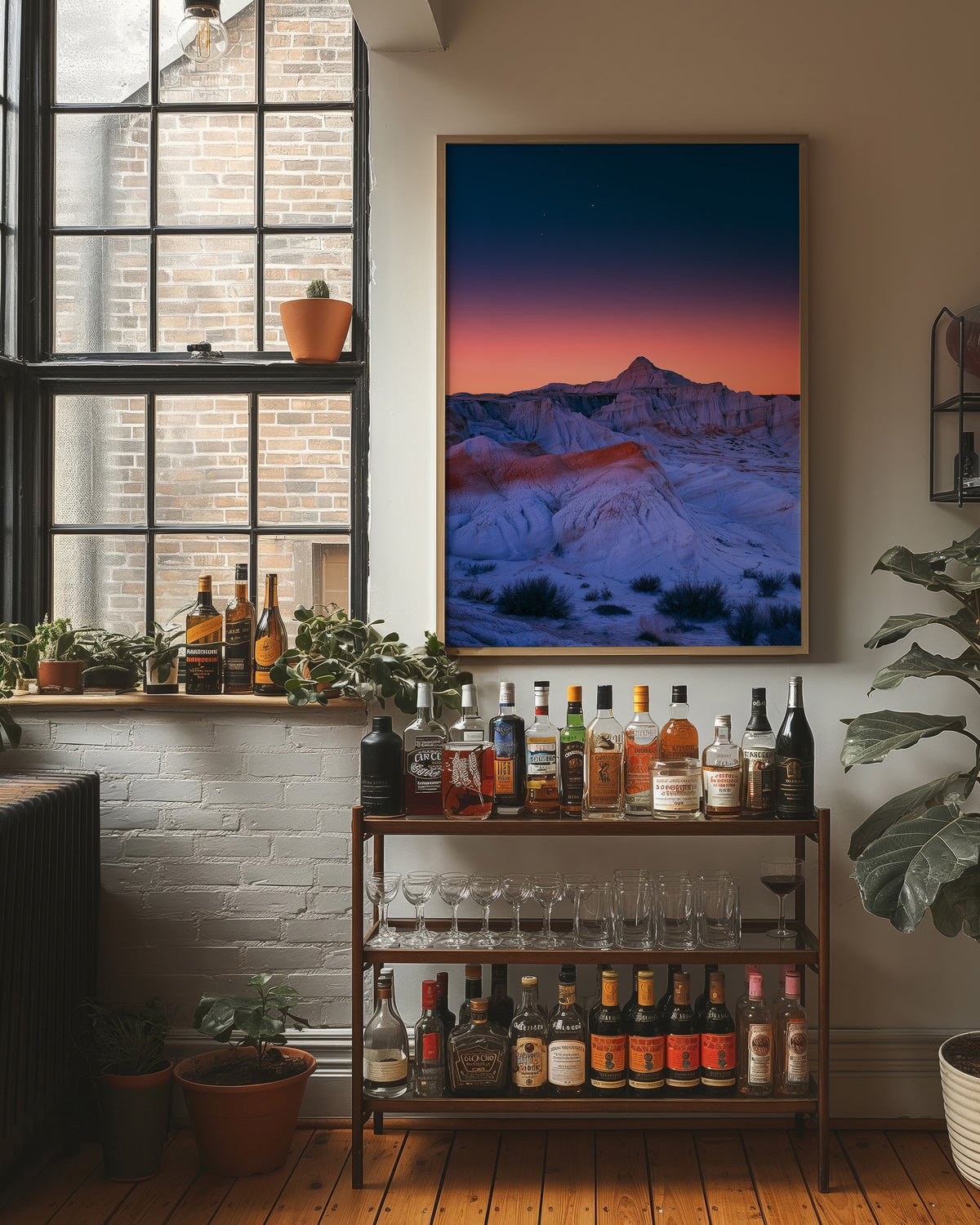Twilight Badlands Starlit Peak