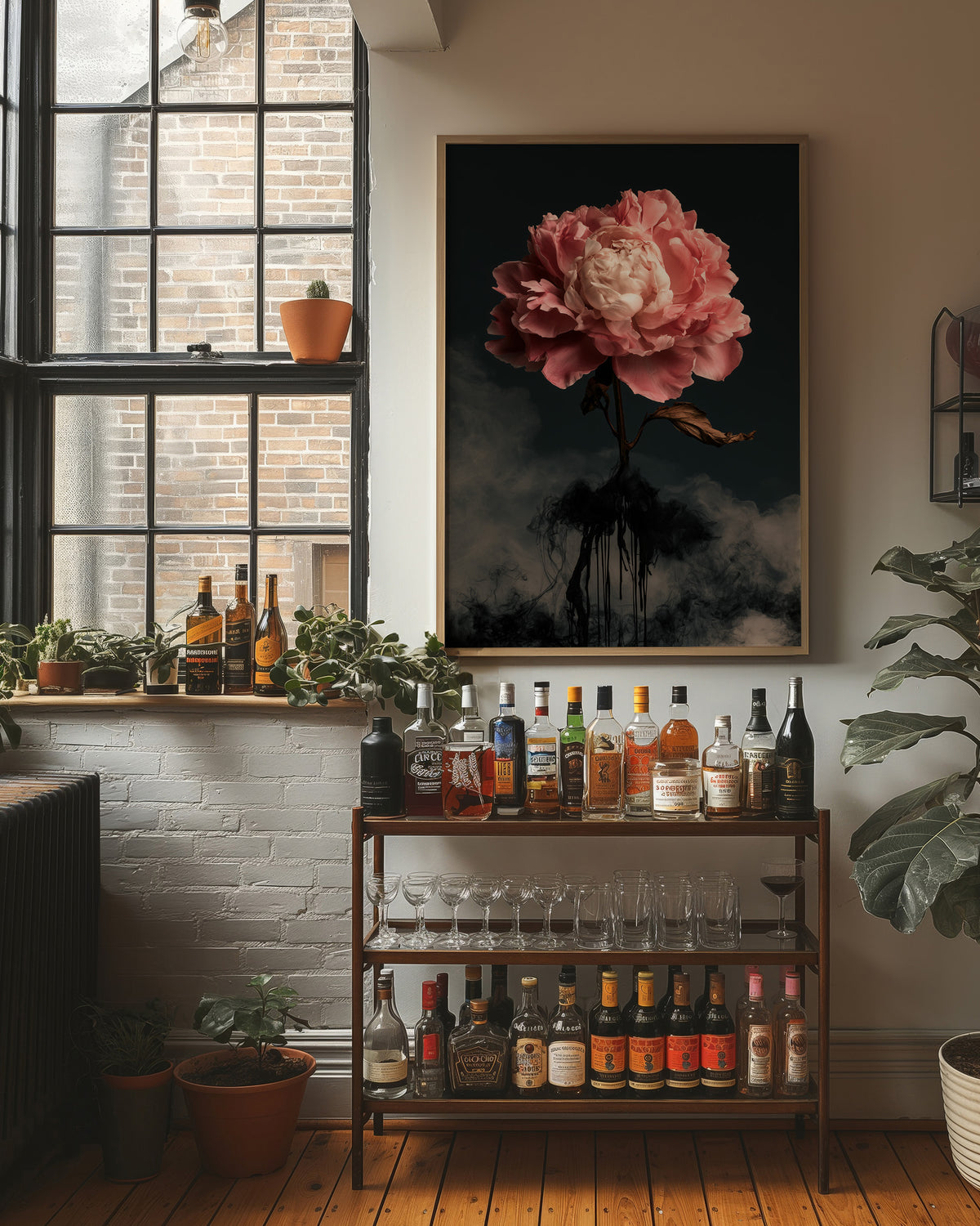 Peony With Roots of Smoke