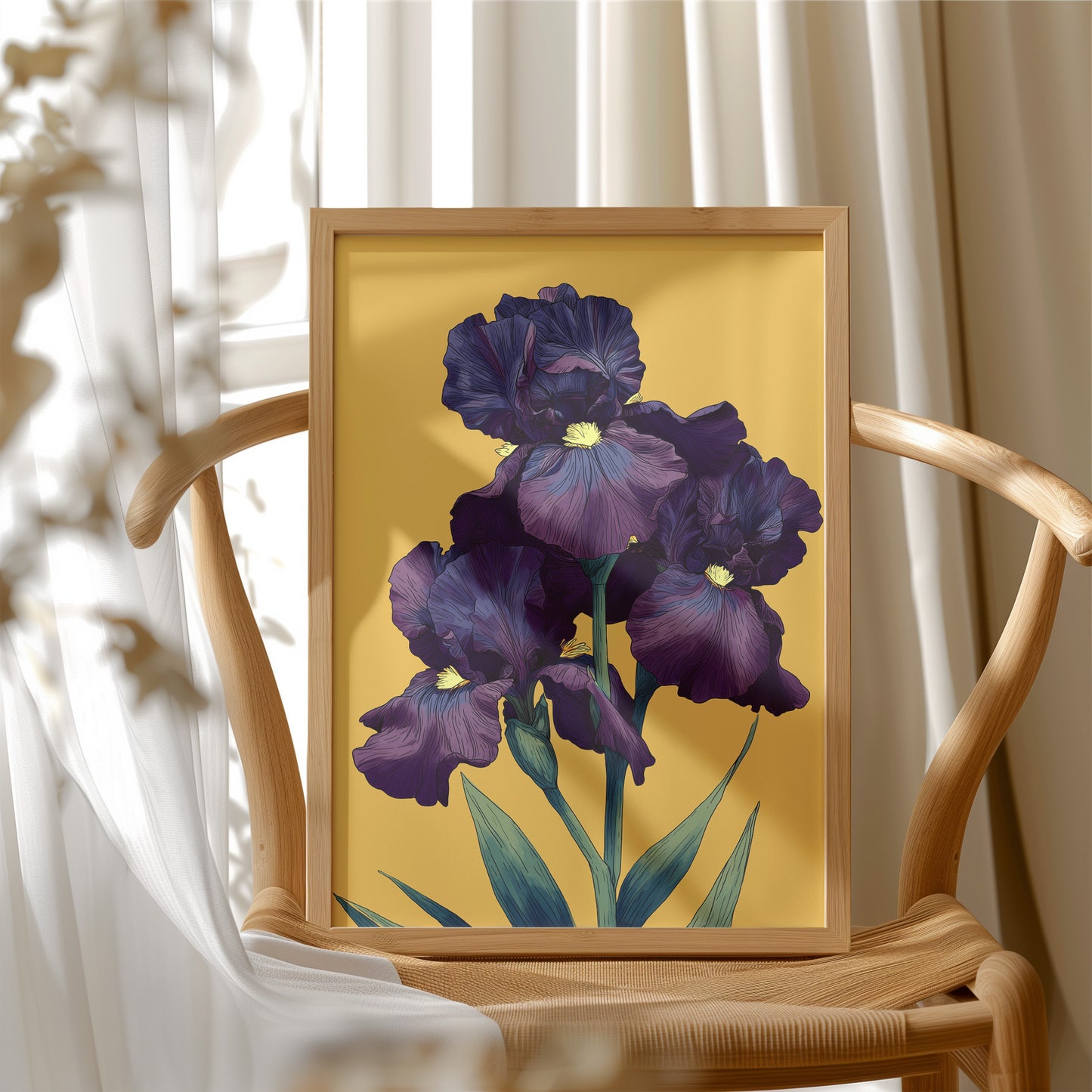 Dark Violet Against The Gold