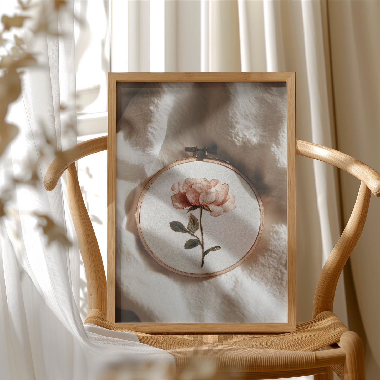 One Rose in a Sunday Hoop