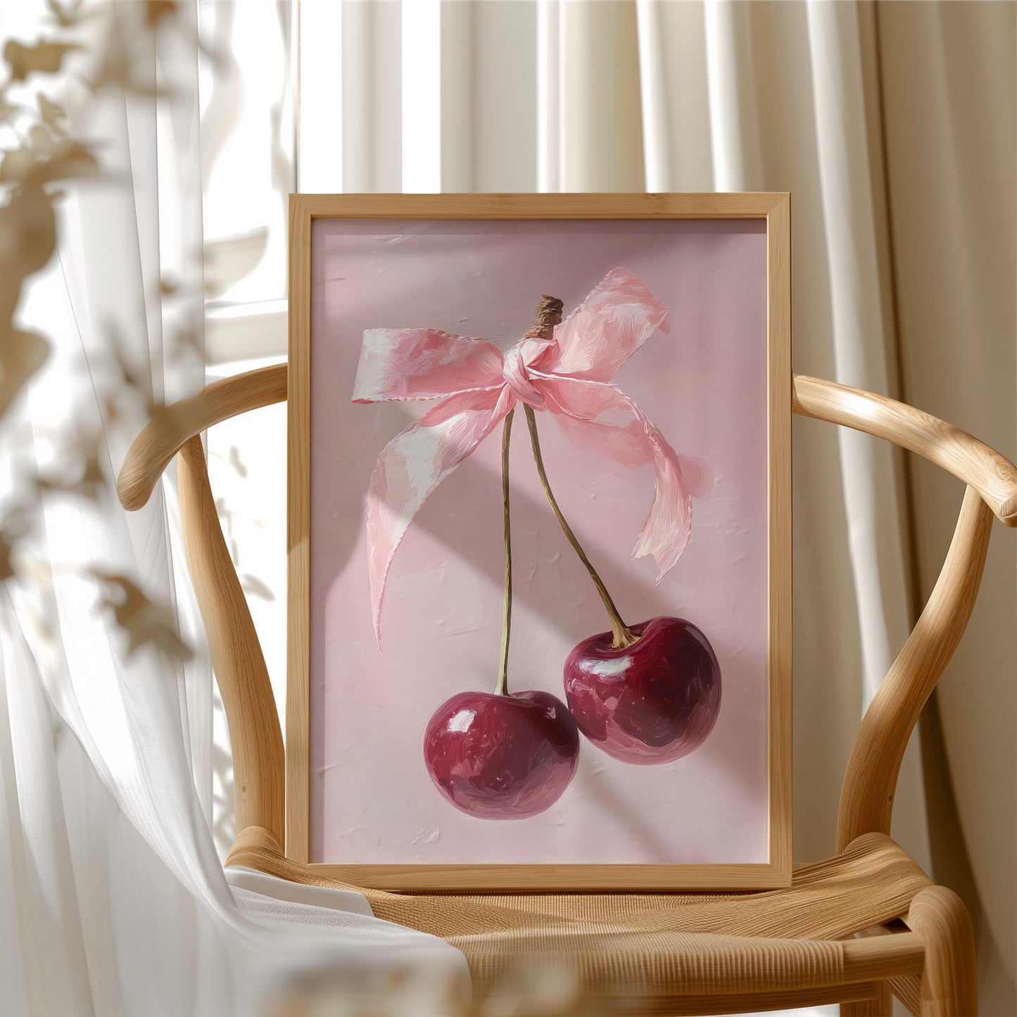 Cherries, Bow-Tied and Blushing
