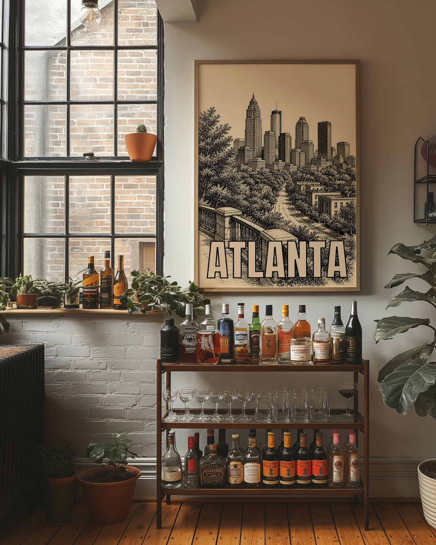 Atlanta, Tree-Lined Skyline