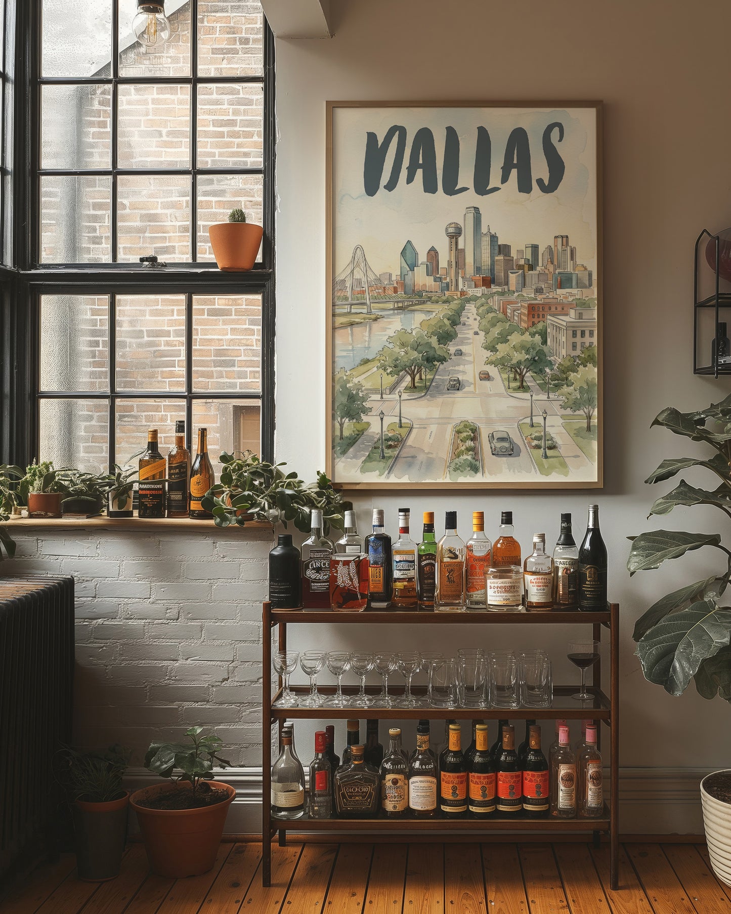 Dallas in Watercolor